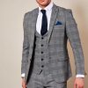 Jerry Grey Blazer jacket_Jerry Grey 3 Piece Suit