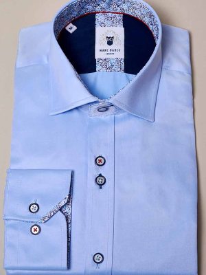 Marc Darcy Sky Blue Long Sleeve Shirt