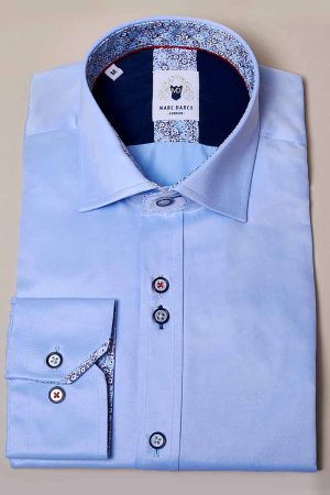 Marc Darcy Sky Blue Long Sleeve Shirt