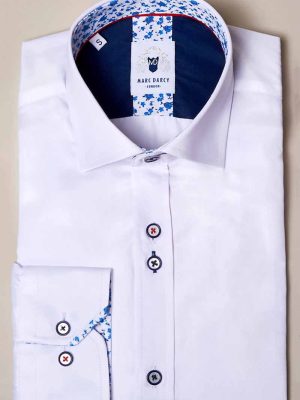 Marc Darcy White Long Sleeve Shirt