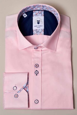Marc Darcy Alfie pink long sleeve shirt