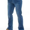 Enzo Bootcut Jeans Light Blue Wash