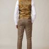 paisley tan waistcoat detail