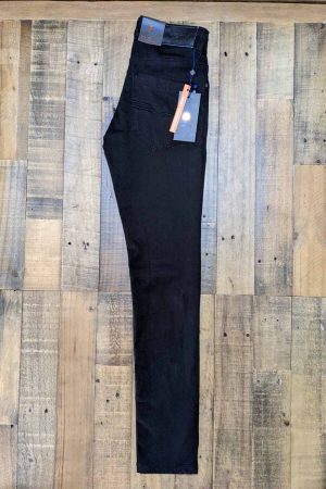 black hyper stretch skinny jeans