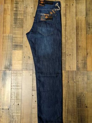 Enzo Straight Leg Jeans Indigo Wash Denims EZ408