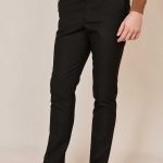 marc darcy mens black tailored trousers