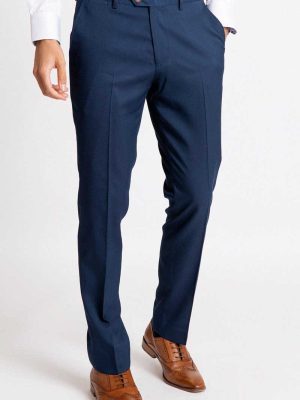 marc darcy royal blue tailored trousers