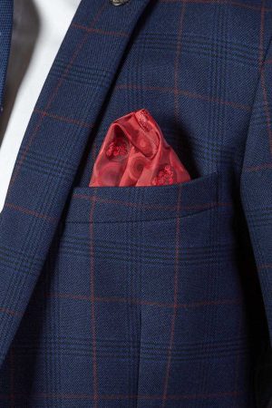 pocket square in suit jacket