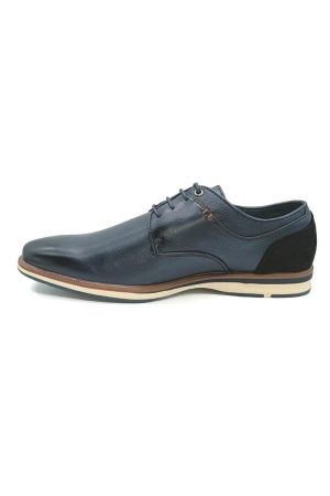 Men's Navy Blue Smart-Casual Footwear