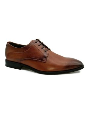 Marcozzi Mens Cognac Formal Shoe