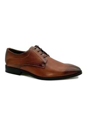 Marcozzi Mens Cognac Formal Shoe