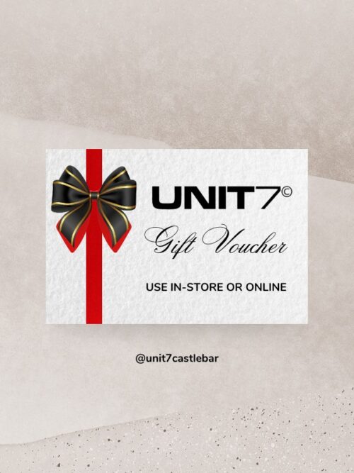 Unit7 Online Menswear Gift Voucher - E-gift card