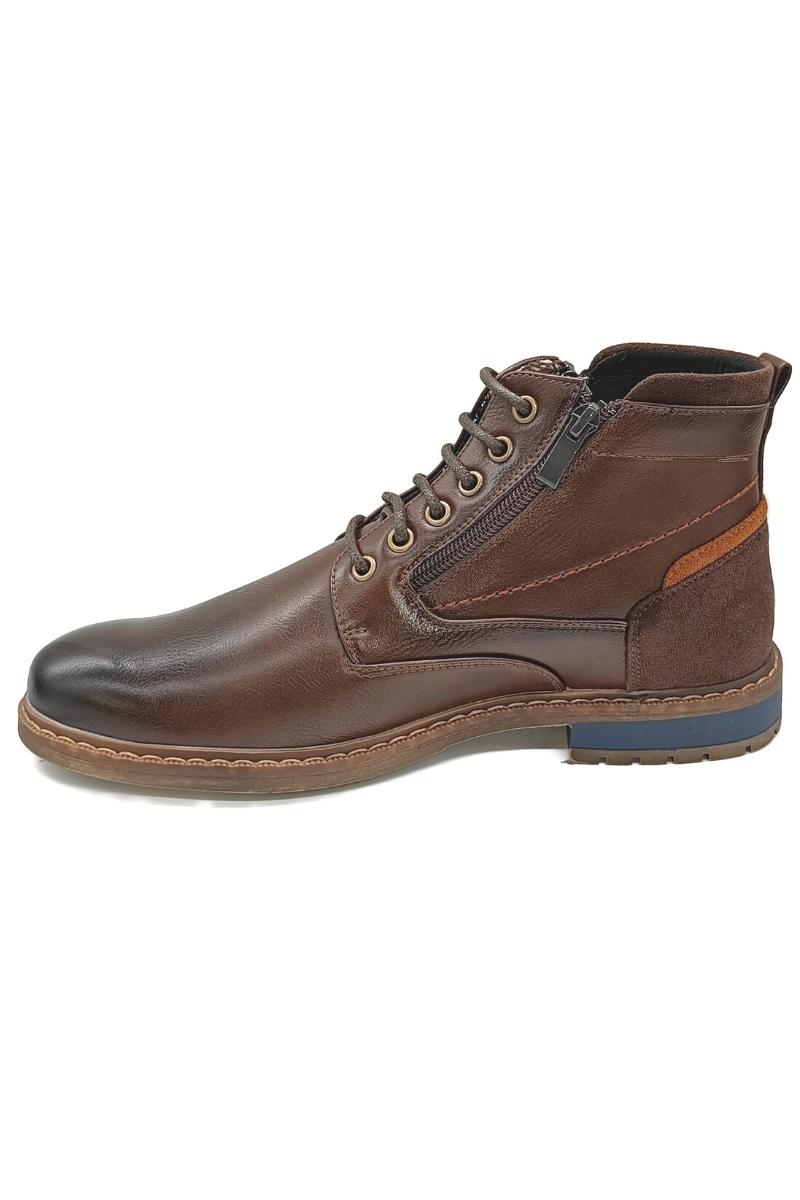 brown mens casual boot