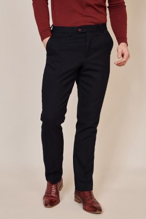 Marc Darcy Navy suit trousers jd4