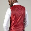 Designer Paisley Trim on waistcoat