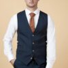 Marc Darcy Max Navy Waistcoat
