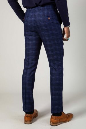 Marc Darcy check suit pants
