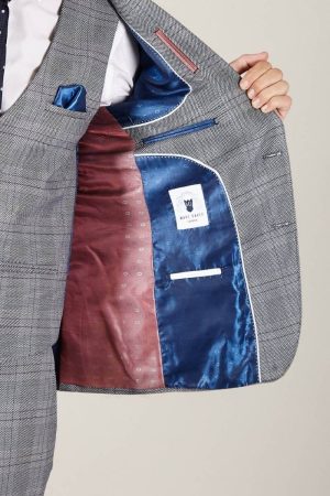 Sports jacket lining_Marc Darcy Jerry Grey