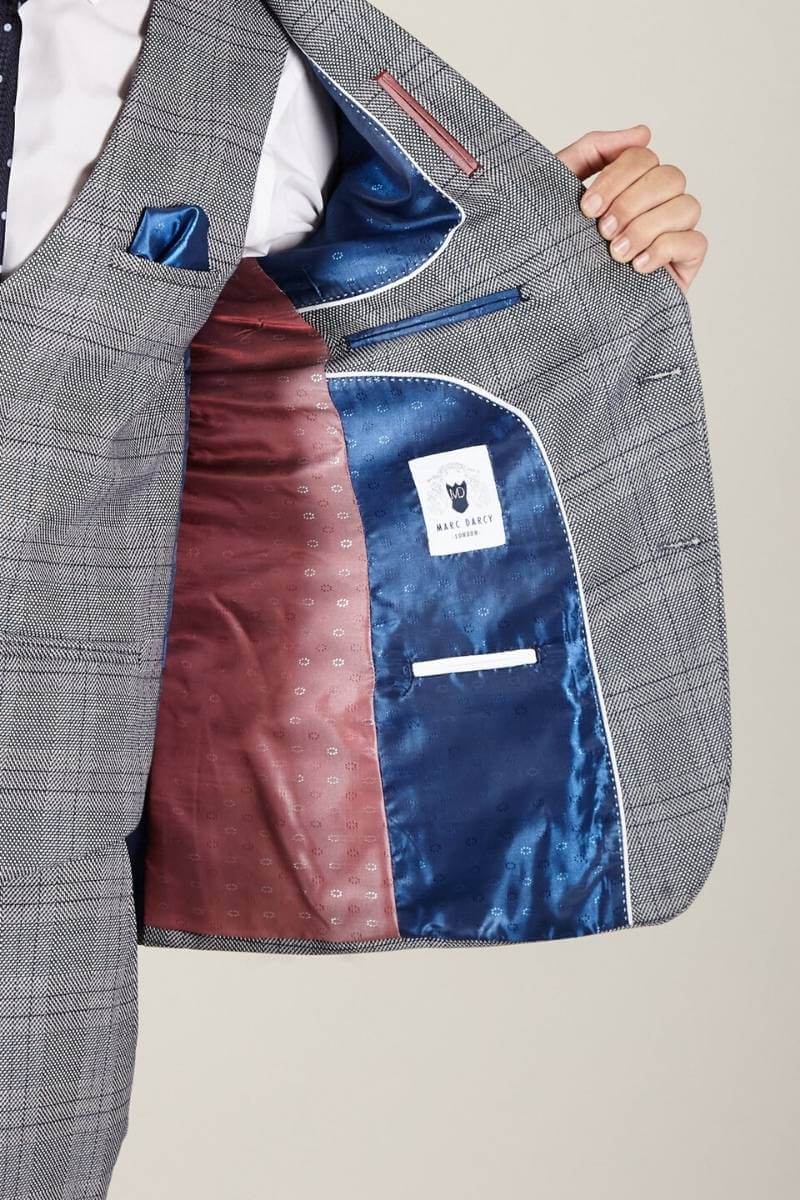 Sports jacket lining_Marc Darcy Jerry Grey