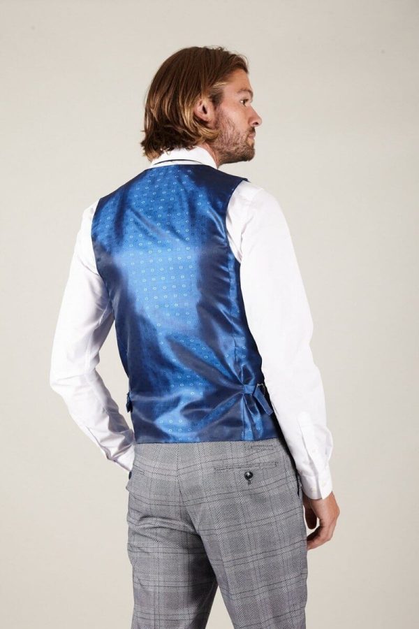 Jerry Waistcoat Royal Blue Lining