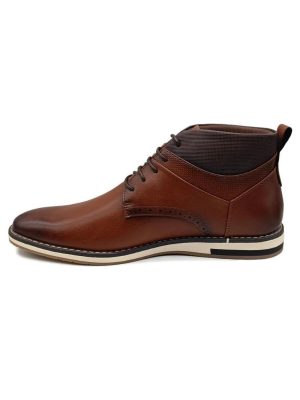 Mens brown casual boot_marcozzi malaga