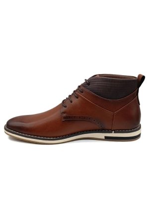 Mens brown casual boot_marcozzi malaga