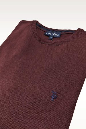 Tom penn clothing Burgundy Jumper