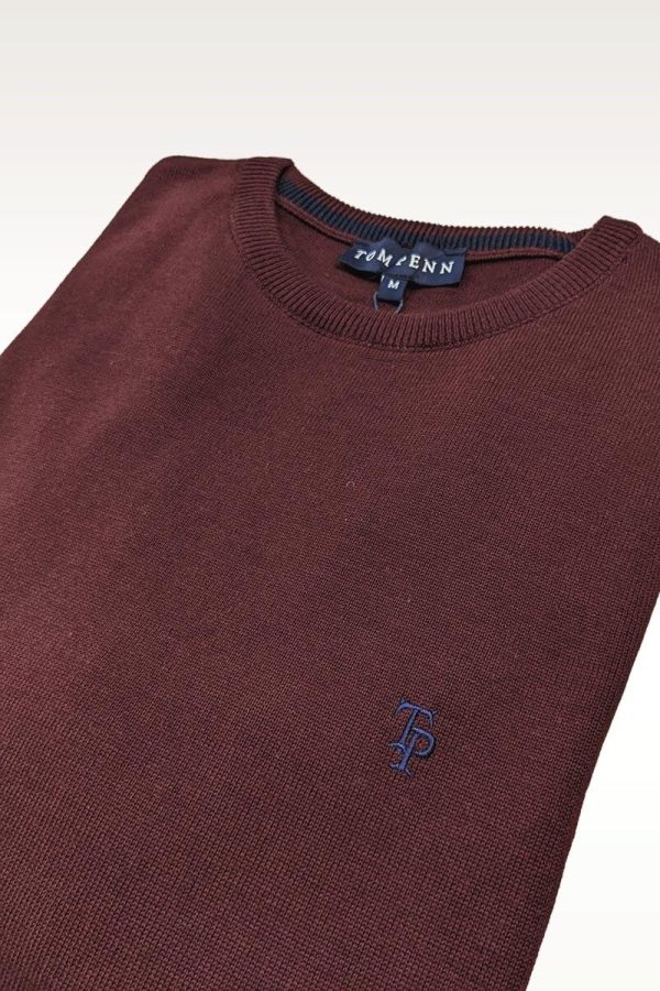 Tom penn clothing Burgundy Jumper