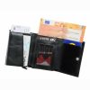 black leather wallet rfid protection