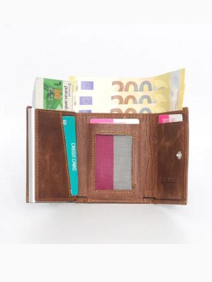 tan rfid wallet compartemnts