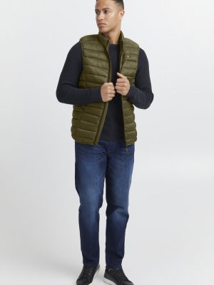 Olive green gilet and jeans- Outfit Bundle