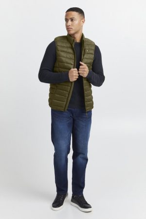 Olive green gilet and jeans- Outfit Bundle
