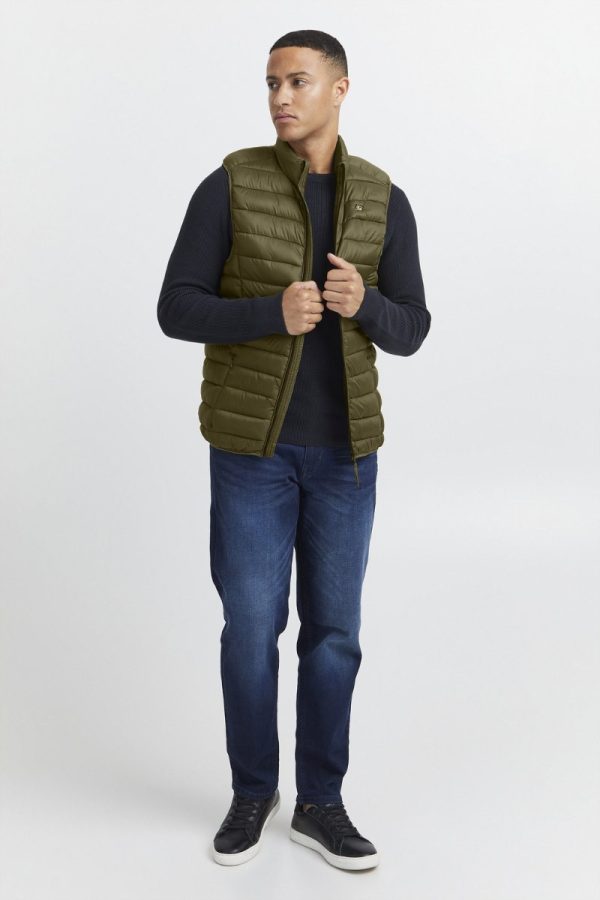 Olive green gilet and jeans- Outfit Bundle