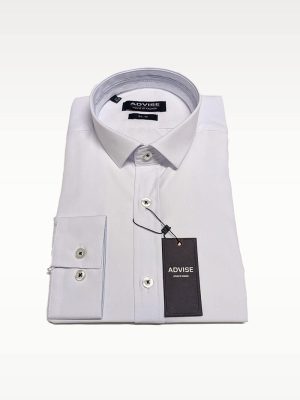 Slim Fit White Suit Shirt