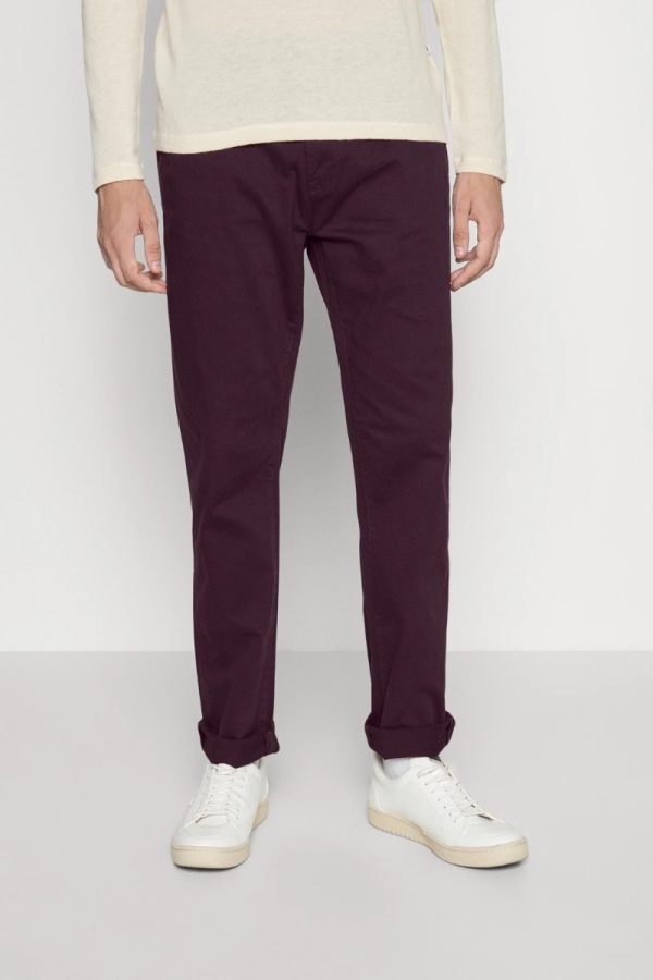 Casual Friday Burgundy Chino Pants