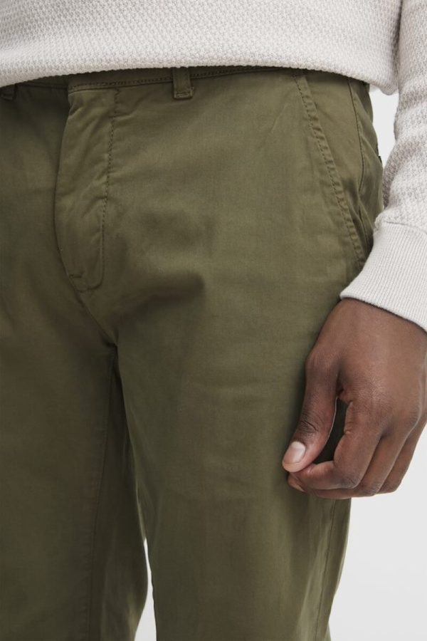 Casual Friday Olive Chino Trouser Front (1)