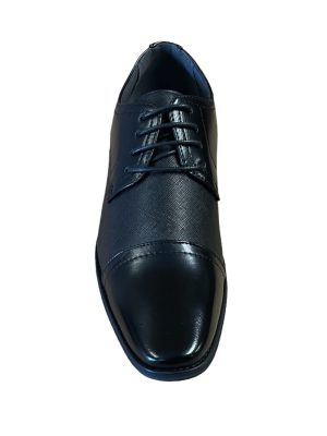 Marcozzi Amsterdam Ash Black Formal Shoe Front