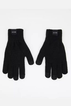 Nicce Karlo Black Gloves - Mens accessories - outlet store