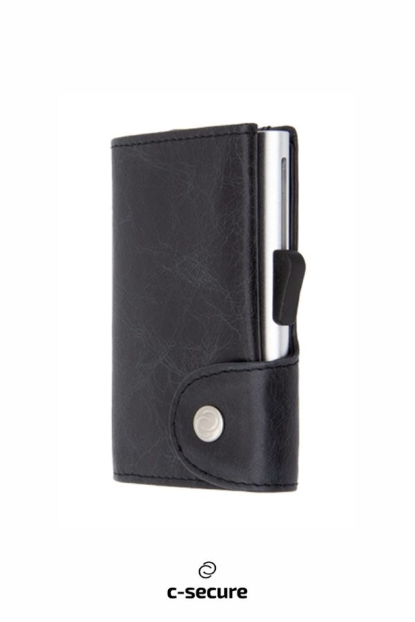 C-Secure Single Blackwood Classic Wallet