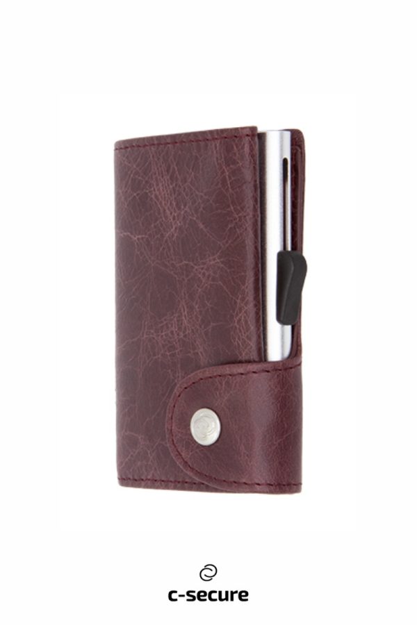 C-Secure Single Bordeaux Classic Wallet