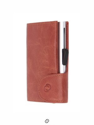 C-Secure Single Cognac Classic Wallet