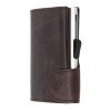 C-Secure Single Dark Brown Classic Wallet