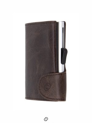 C-Secure Single Dark Brown Classic Wallet