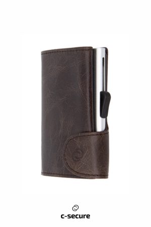 C-Secure Single Dark Brown Classic Wallet