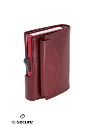 C-Secure XL Coin Wallet Red