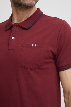 Frank Q Port Pique Polo Shirt Chest Pocket
