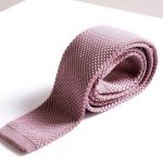 Marc Darcy Blush Pink Knitted Tie