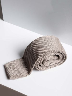 Marc Darcy Stone Knitted Tie