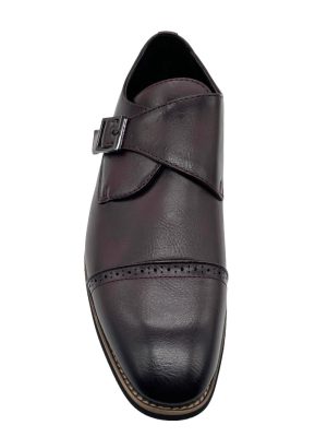 Wine formal suit shoe