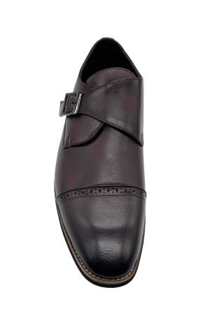 Wine formal suit shoe
